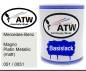 Preview: Mercedes-Benz, Magno Platin Metallic (matt), 051 / 0051: 1L Lackdose, von ATW Autoteile West.
